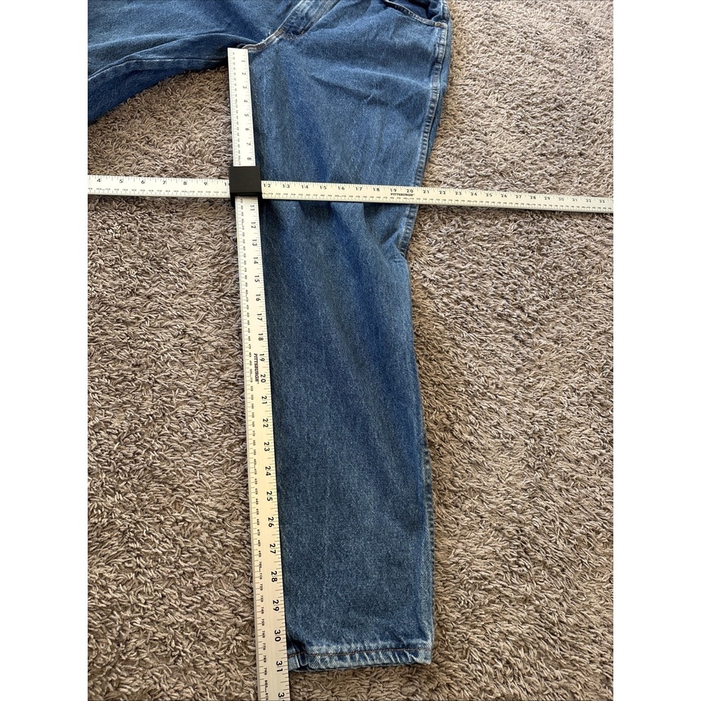 Vintage 80s 90s Made In USA Chic Denim Blue Mom High Rise Jeans 30x31 - Picture 5 of 6